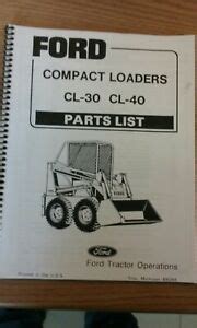 ford cl 30 skid steer specs|ford cl40 skid steer parts.